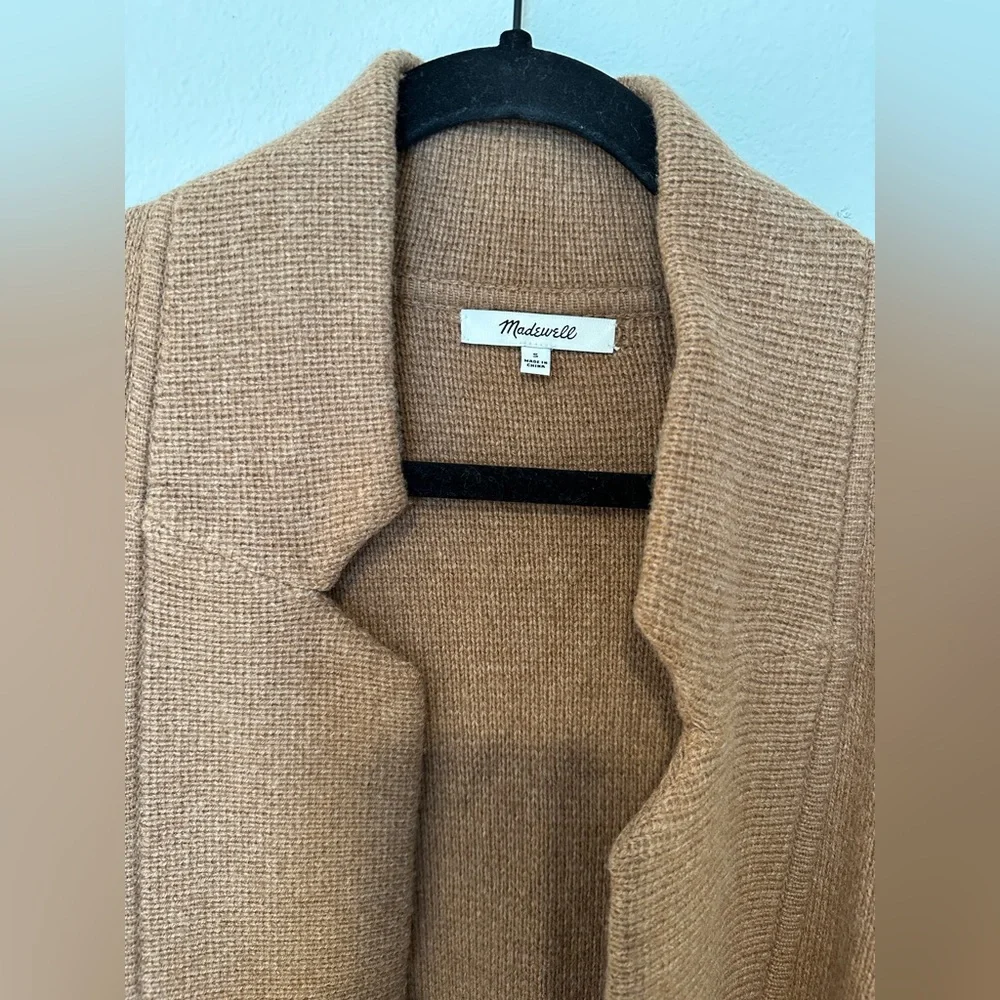 Madewell Tan Knit Jacket - Picture 5 of 6